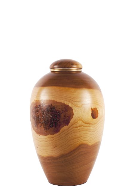 Light Wooden Urn